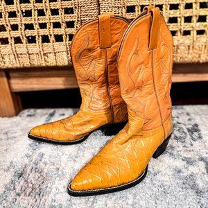 Amazonas Mid-Height Ortho Tan Cowboy Boots
